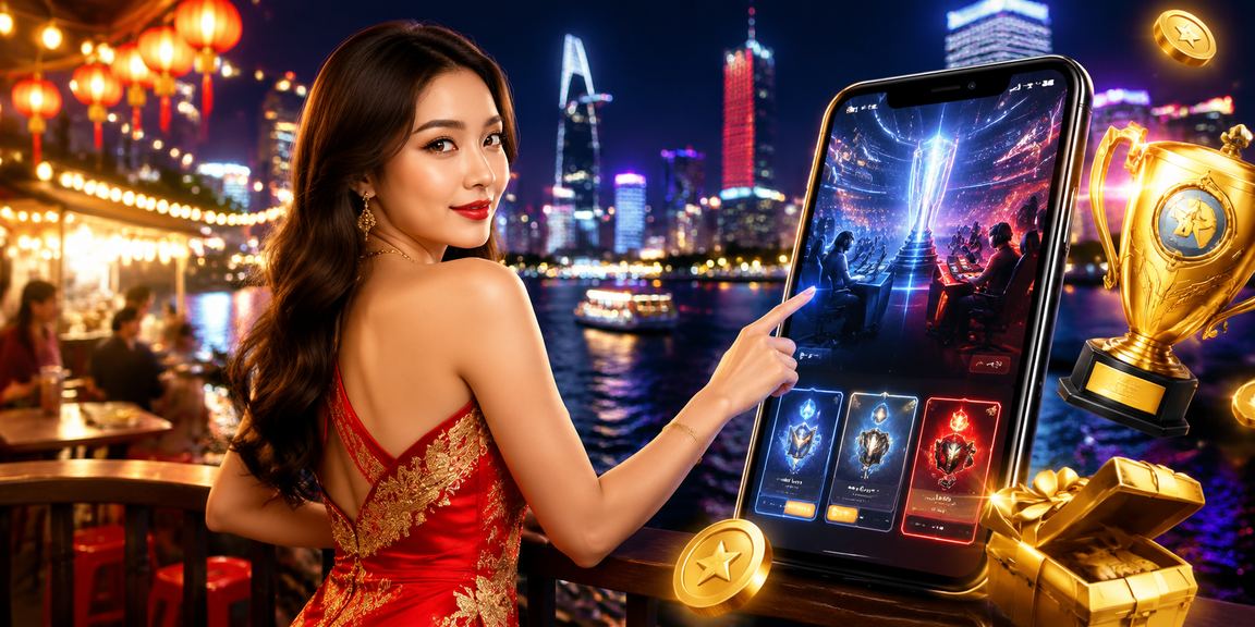 Người chơi esports tại chợ đêm TP.HCM tham gia cá cược trực tuyến trong không khí sôi động