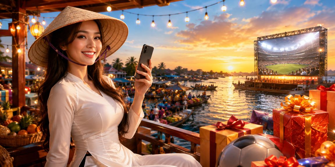Người phụ nữ đội nón lá tại Mekong đăng ký tài khoản nhận khuyến mãi cá cược